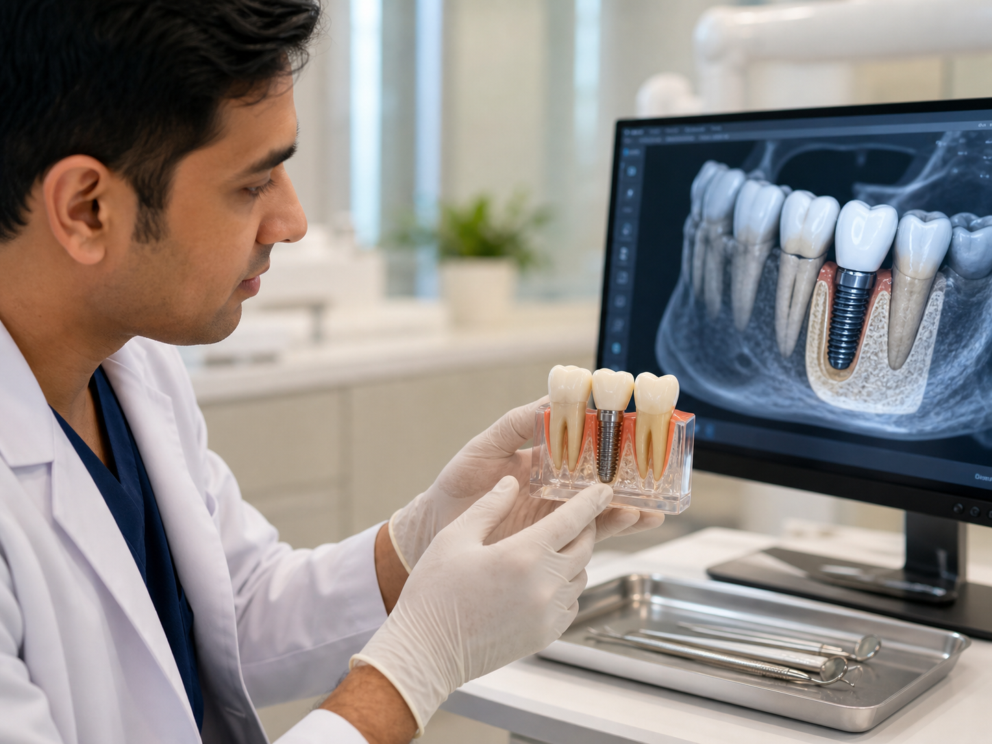 Dental implant planning and modern digital dentistry